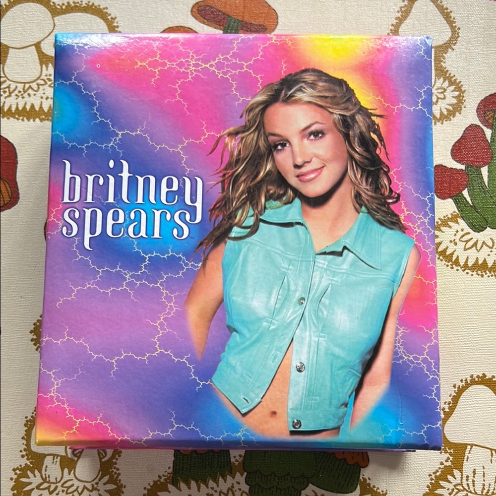 NEVER OPENED Britney Spears case with accessories.